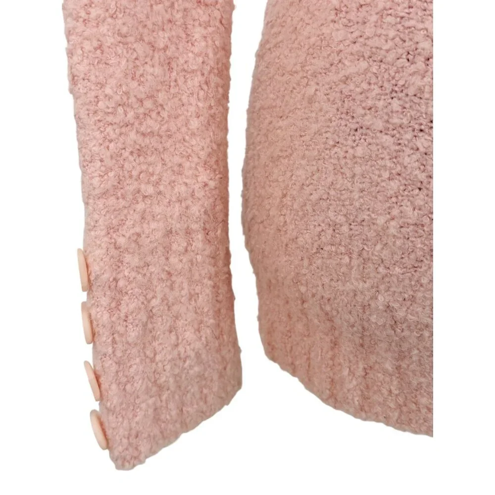 VTG Victoria’s Secret Blush Pink Textured V-Neck Sweater S | Coquette Balletcore - Picture 8 of 12